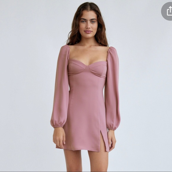 Soft Orchid & Black Wilfred Novella Dresses in Size 4 - Picture 1 of 2